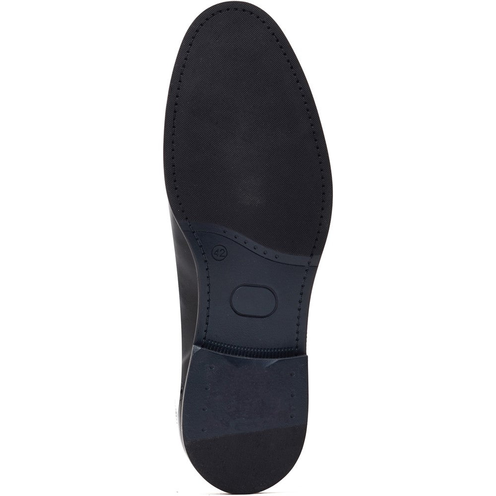 Drake Waxy Derby Shoes Navy