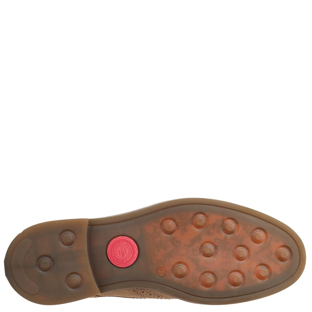 Hatfield Suede Brogue Shoes Sand