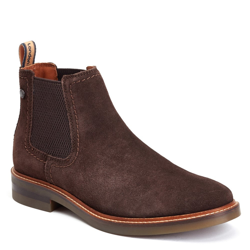 Portland Suede Chelsea Boots Brown