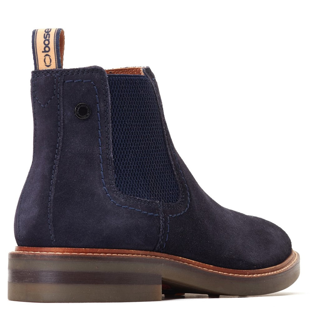 Portland Suede Chelsea Boots Navy