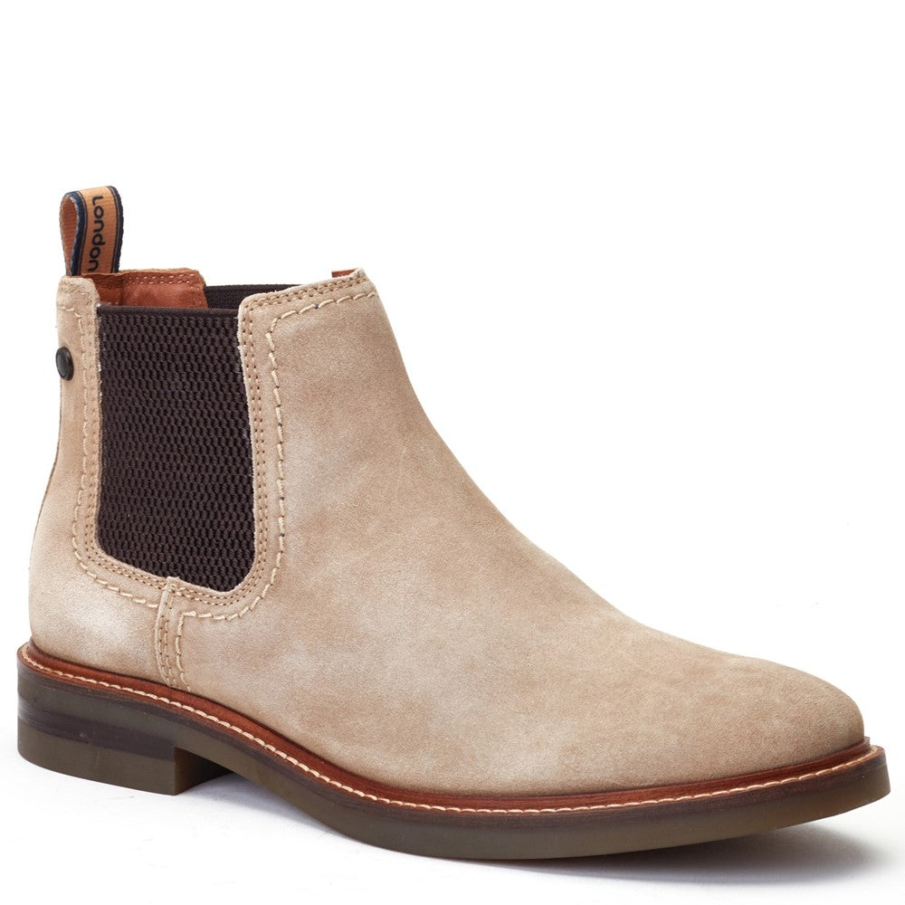 Portland Suede Chelsea Boots Sand