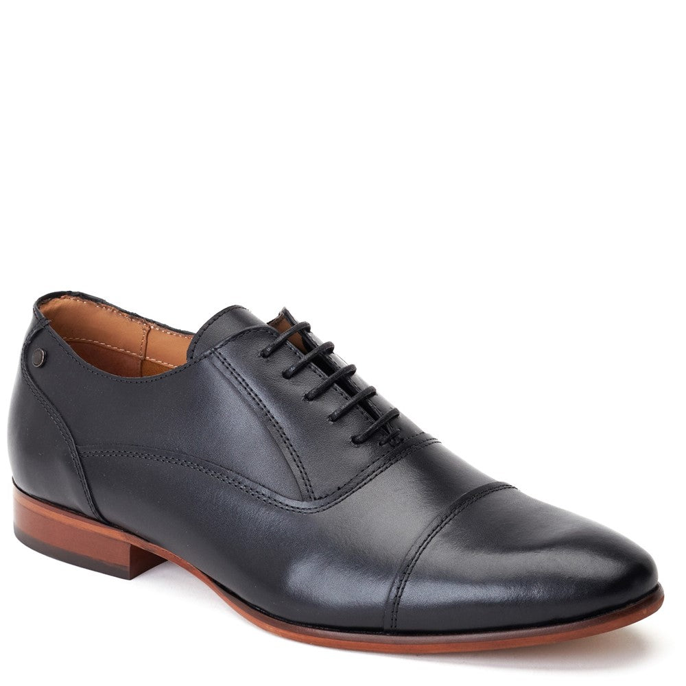 Angelo Waxy Oxford Shoes Black