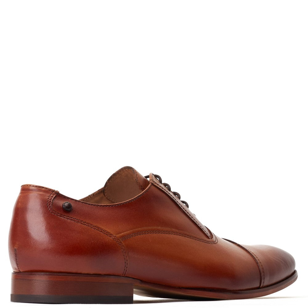 Angelo Waxy Oxford Shoes Tan