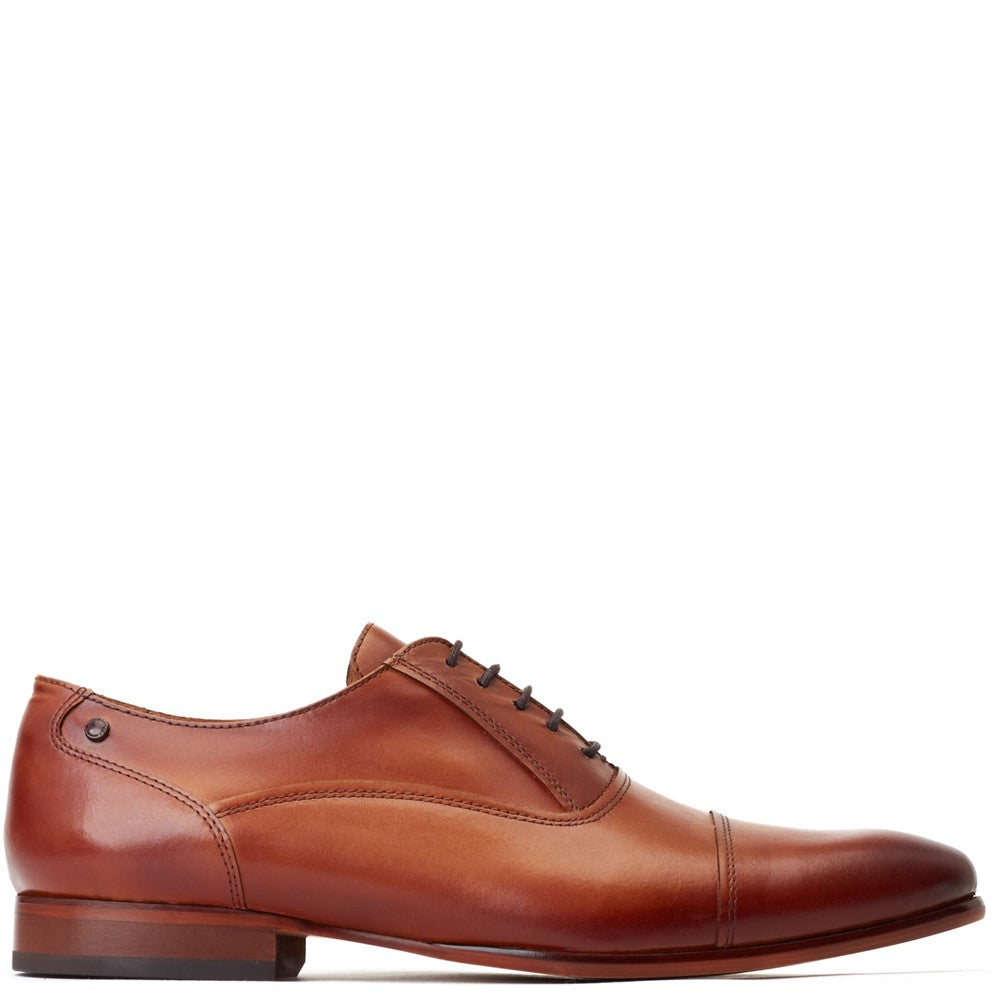 Angelo Waxy Oxford Shoes Tan