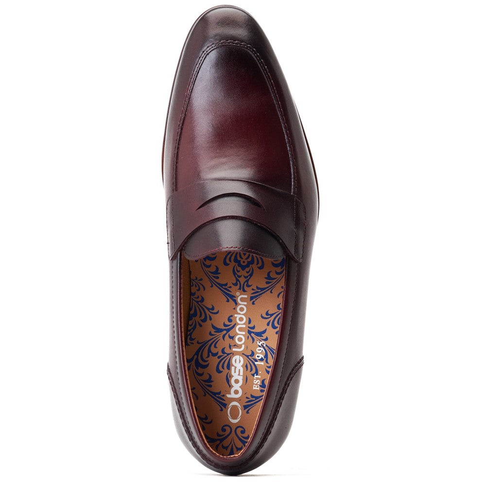 Bruno Waxy Loafers Bordo