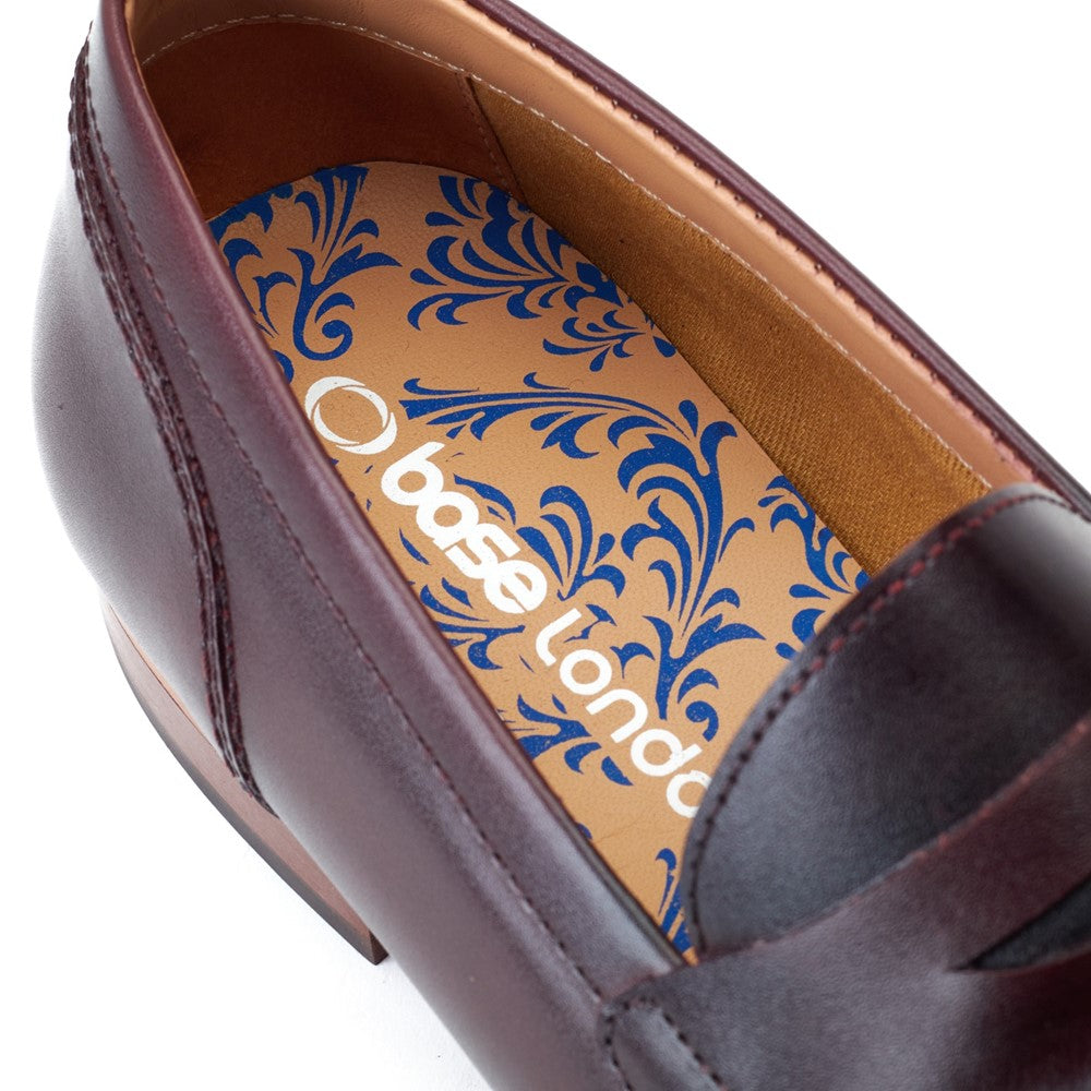 Bruno Waxy Loafers Bordo