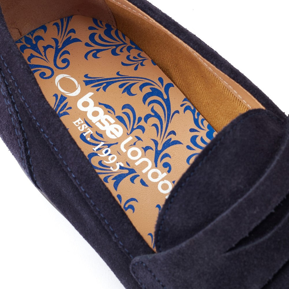 Bruno Suede Loafers Navy
