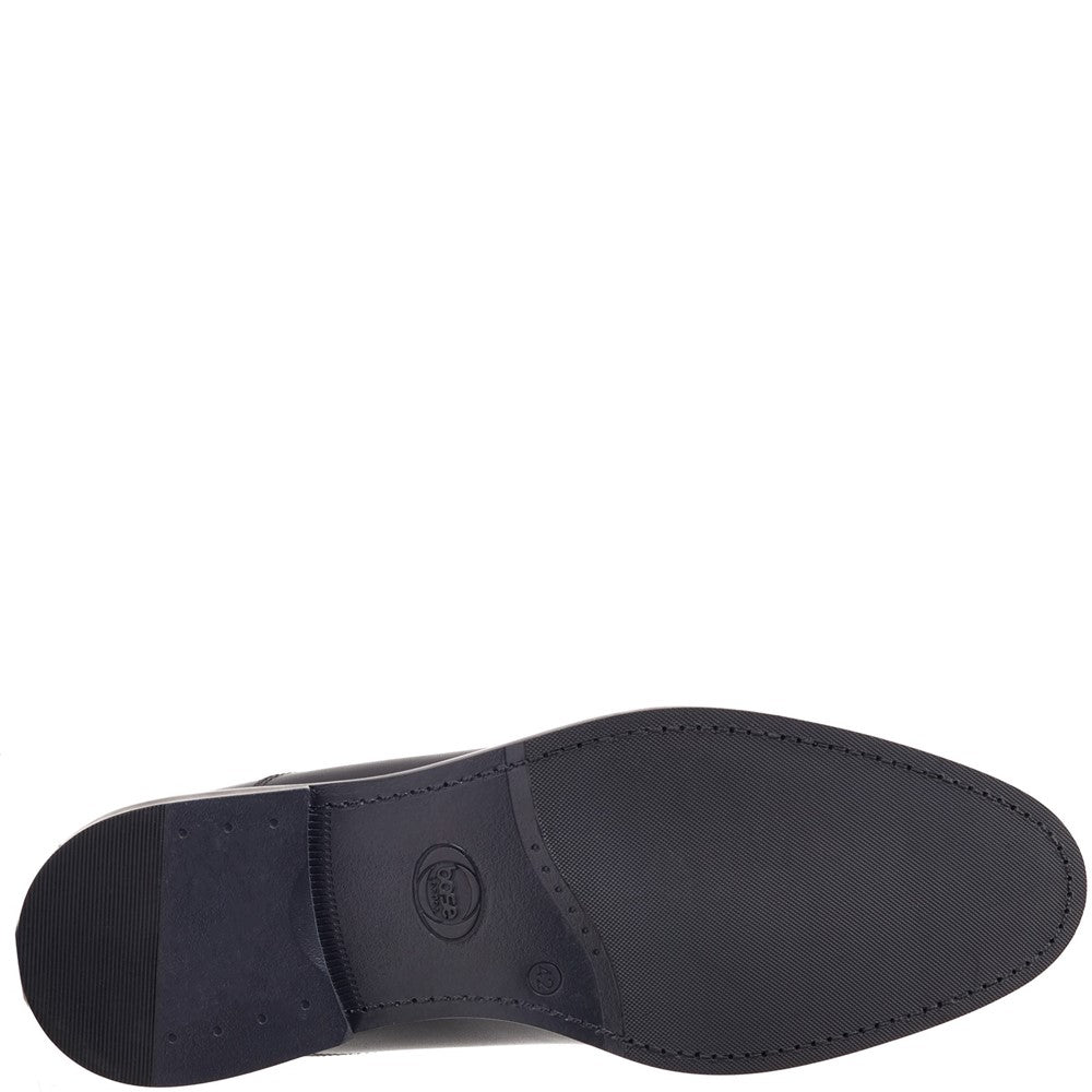 Corbin Waxy Oxford Shoes Black