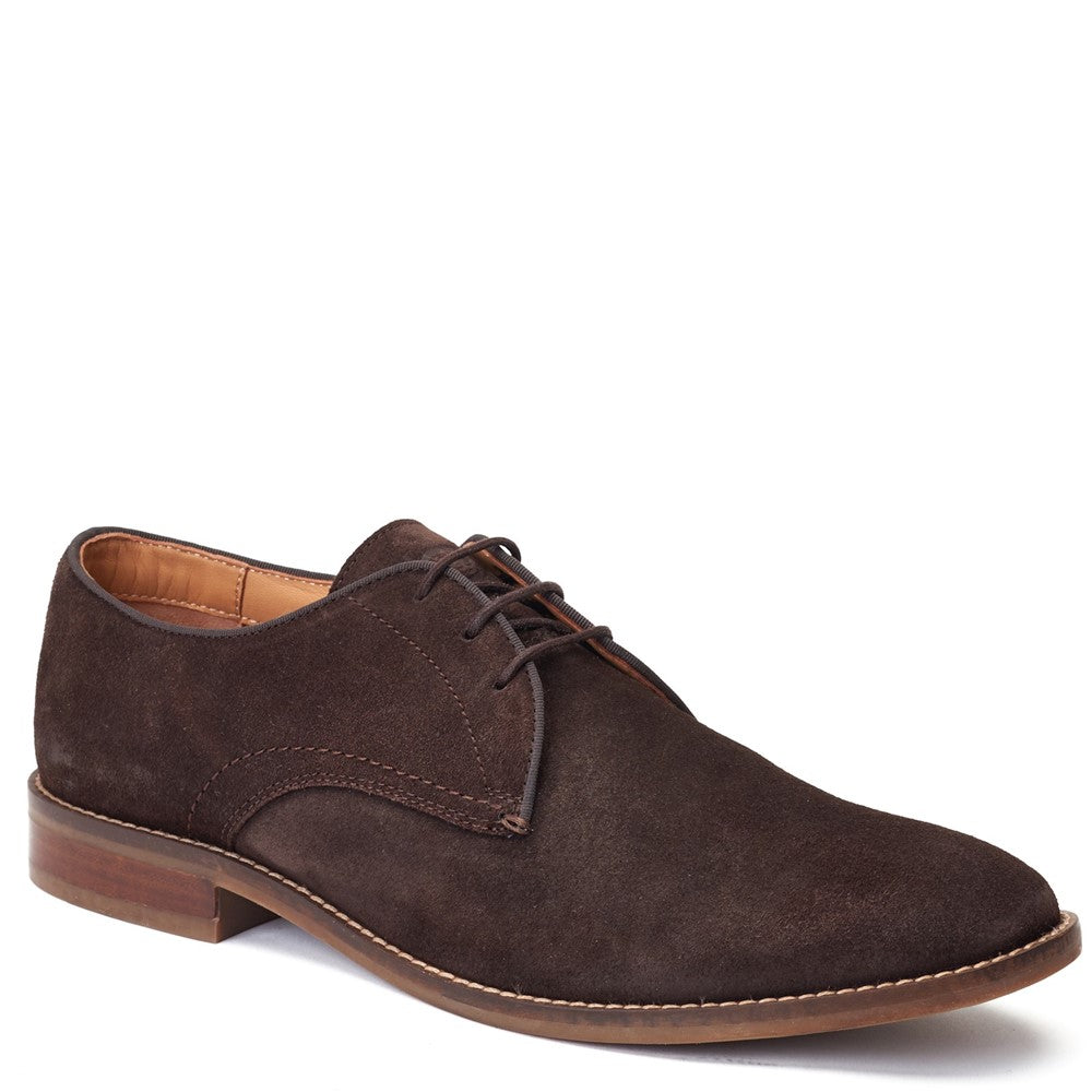 Bronte Suede Derby Shoes Brown