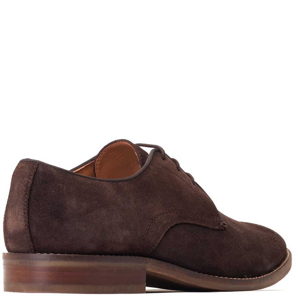 Bronte Suede Derby Shoes Brown