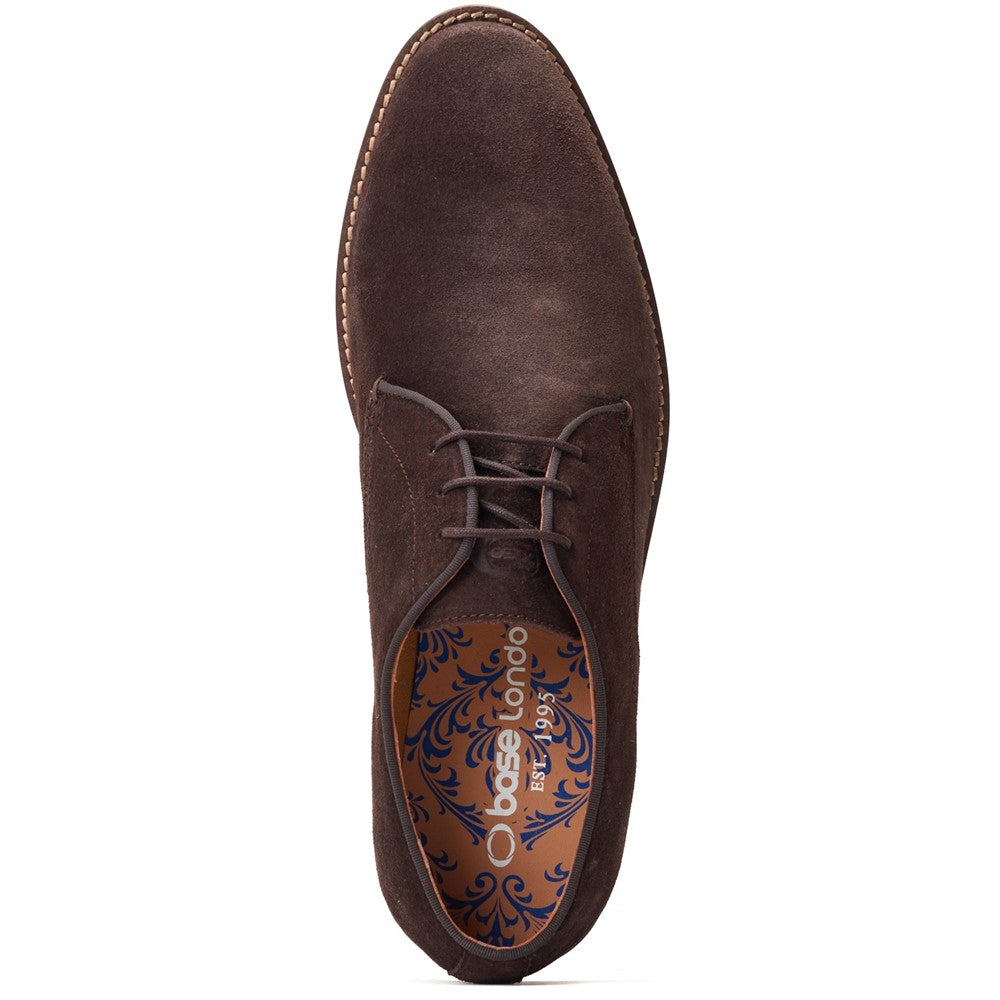 Bronte Suede Derby Shoes Brown