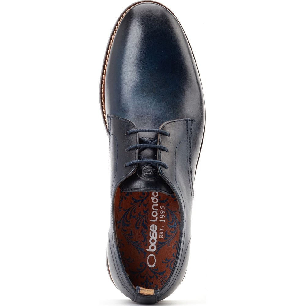 Roly Washed Derby Shoes Navy