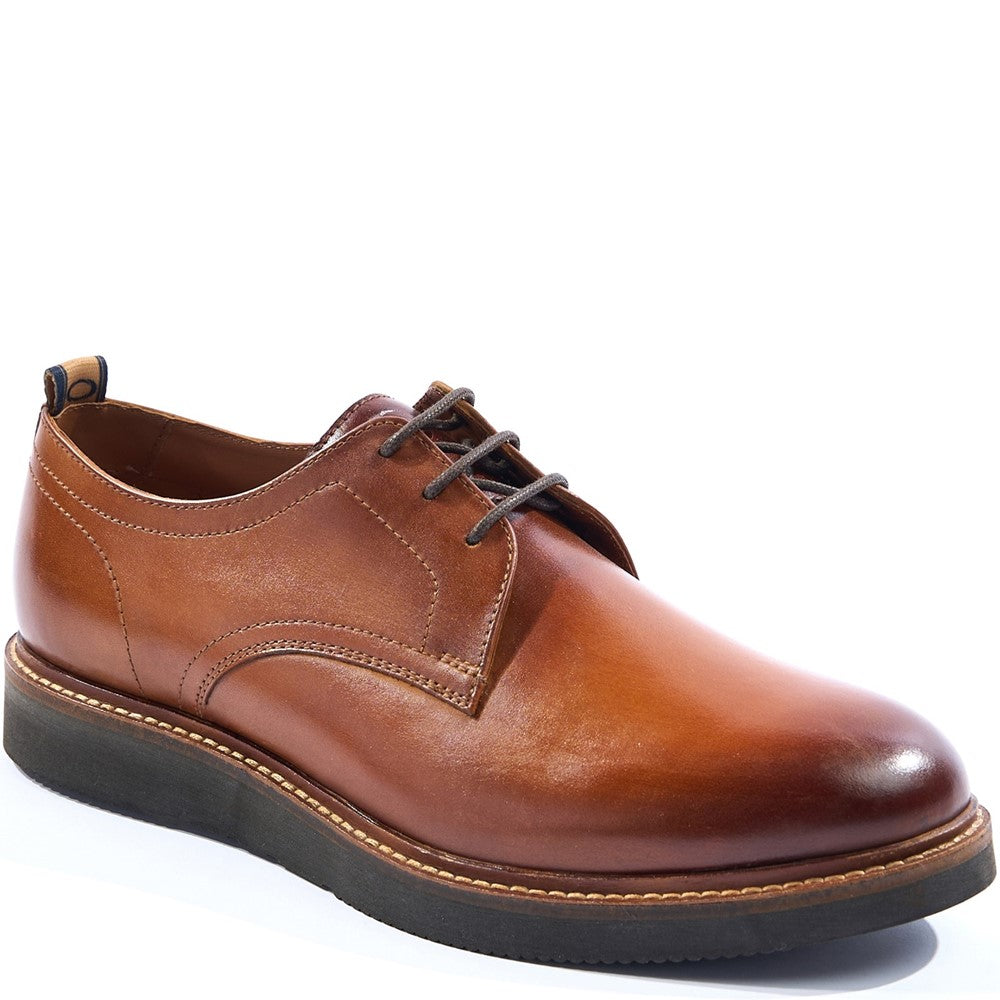 Roly Washed Derby Shoes Tan