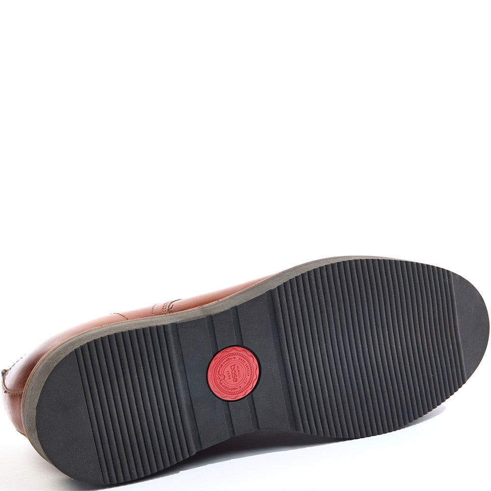 Roly Washed Derby Shoes Tan