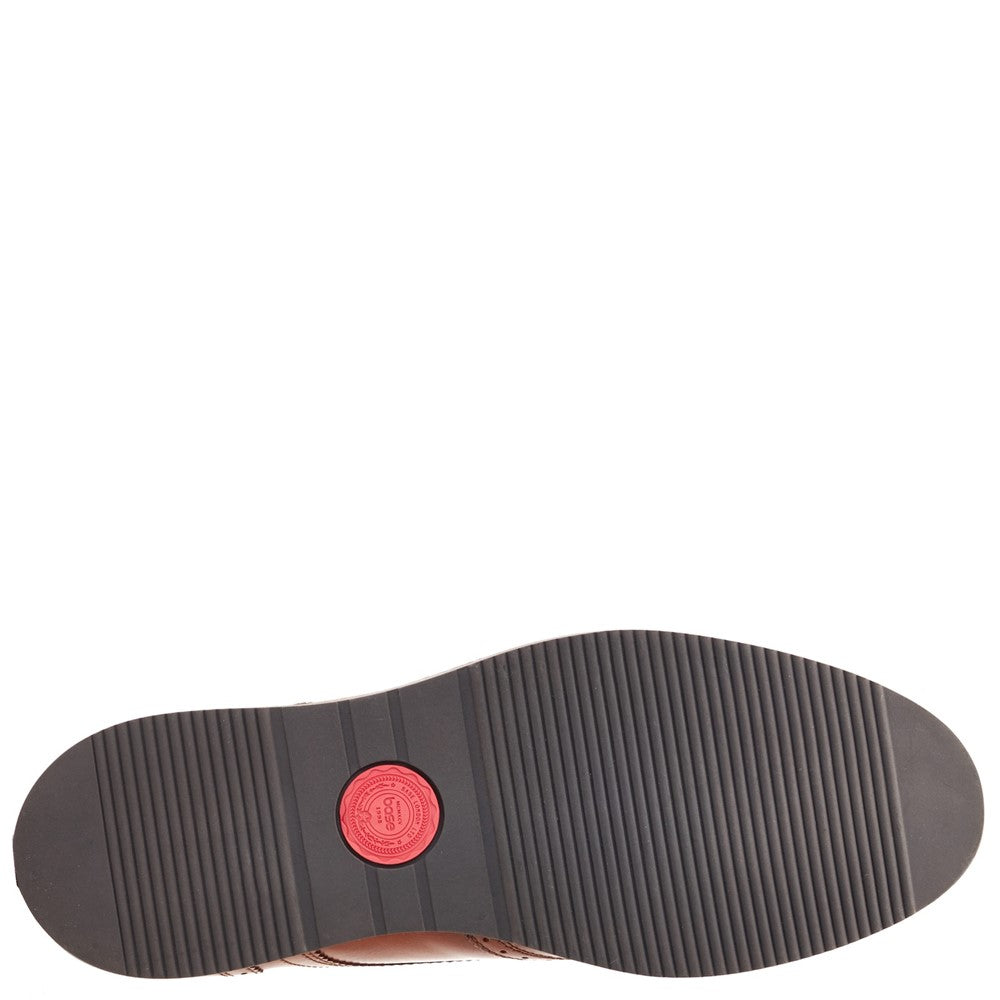 Joe Washed Brogue Shoes Tan