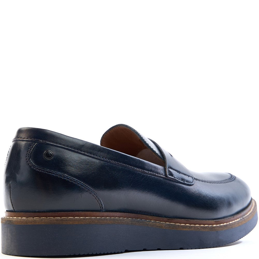 Sid Washed Loafers Navy