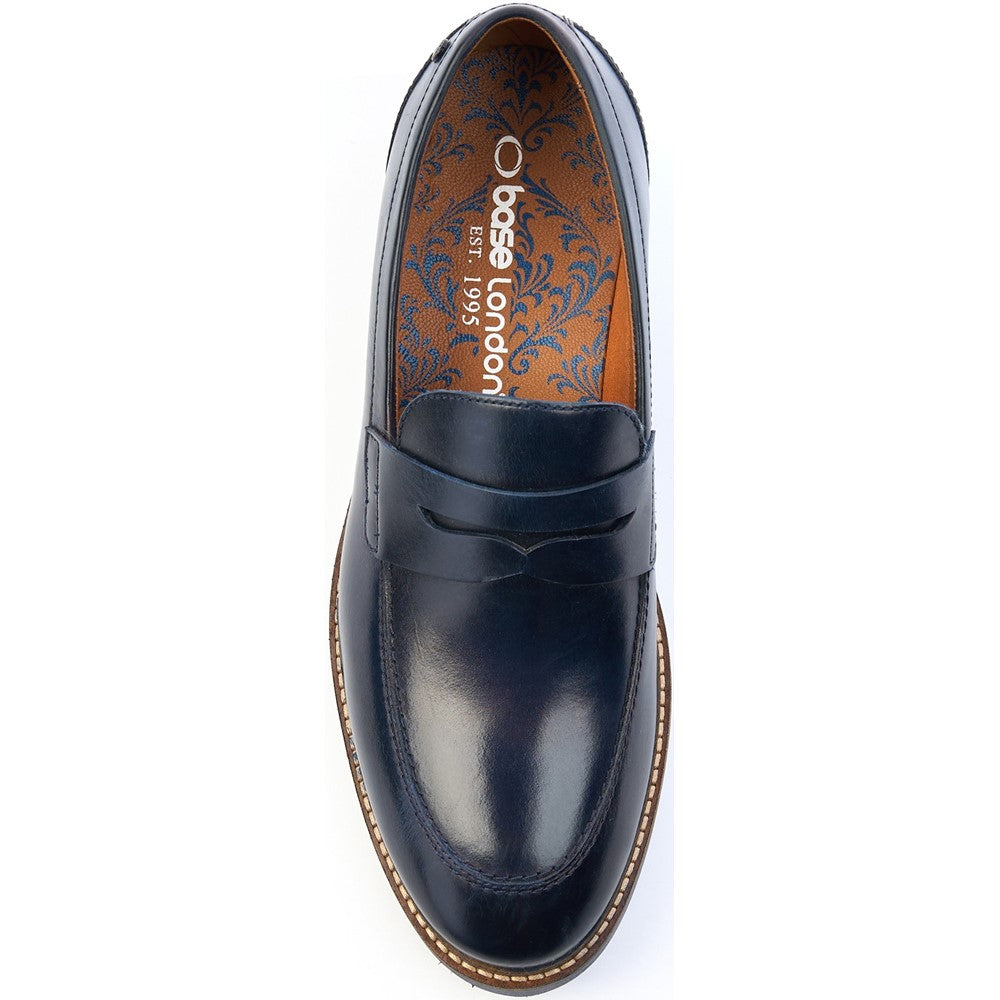 Sid Washed Loafers Navy