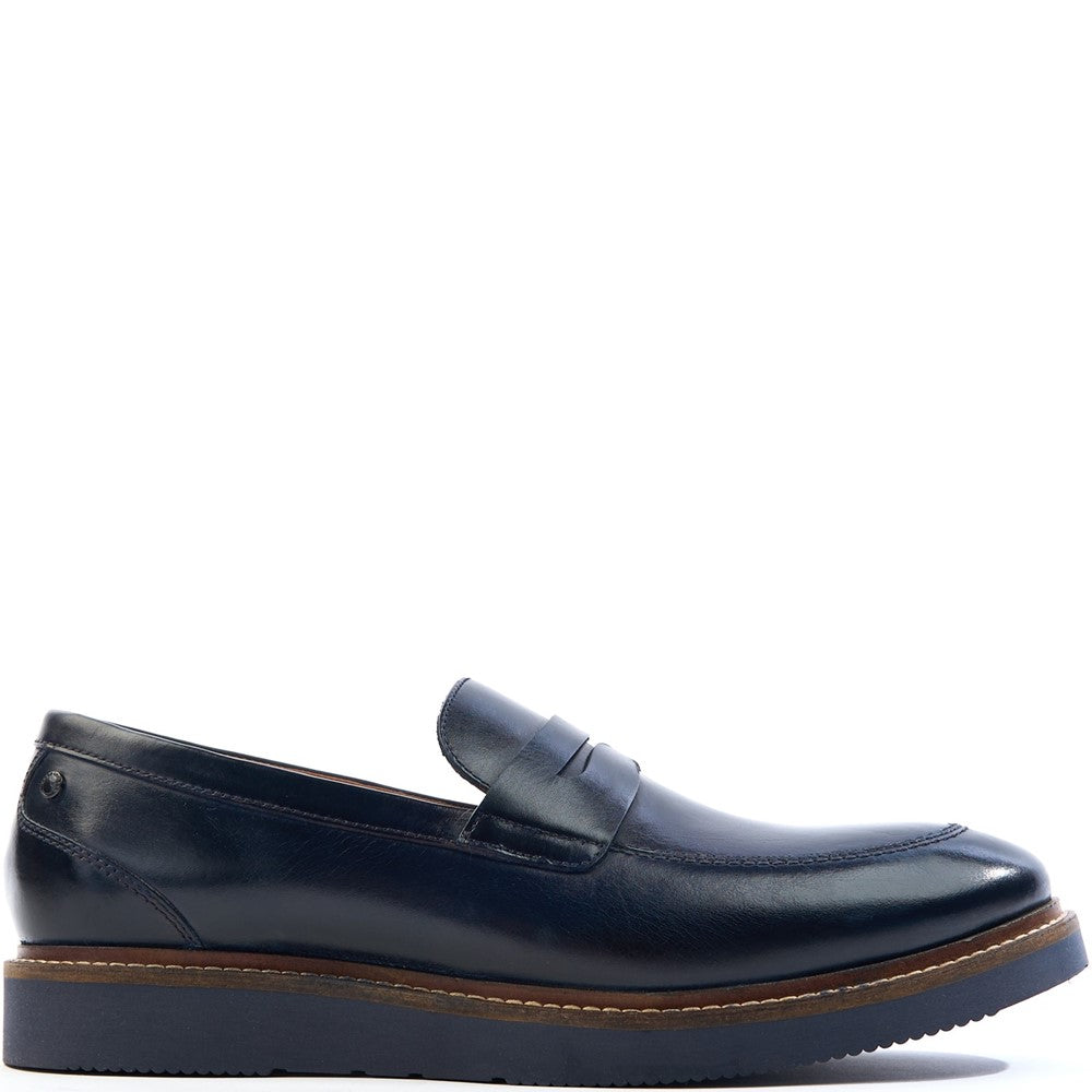 Sid Washed Loafers Navy