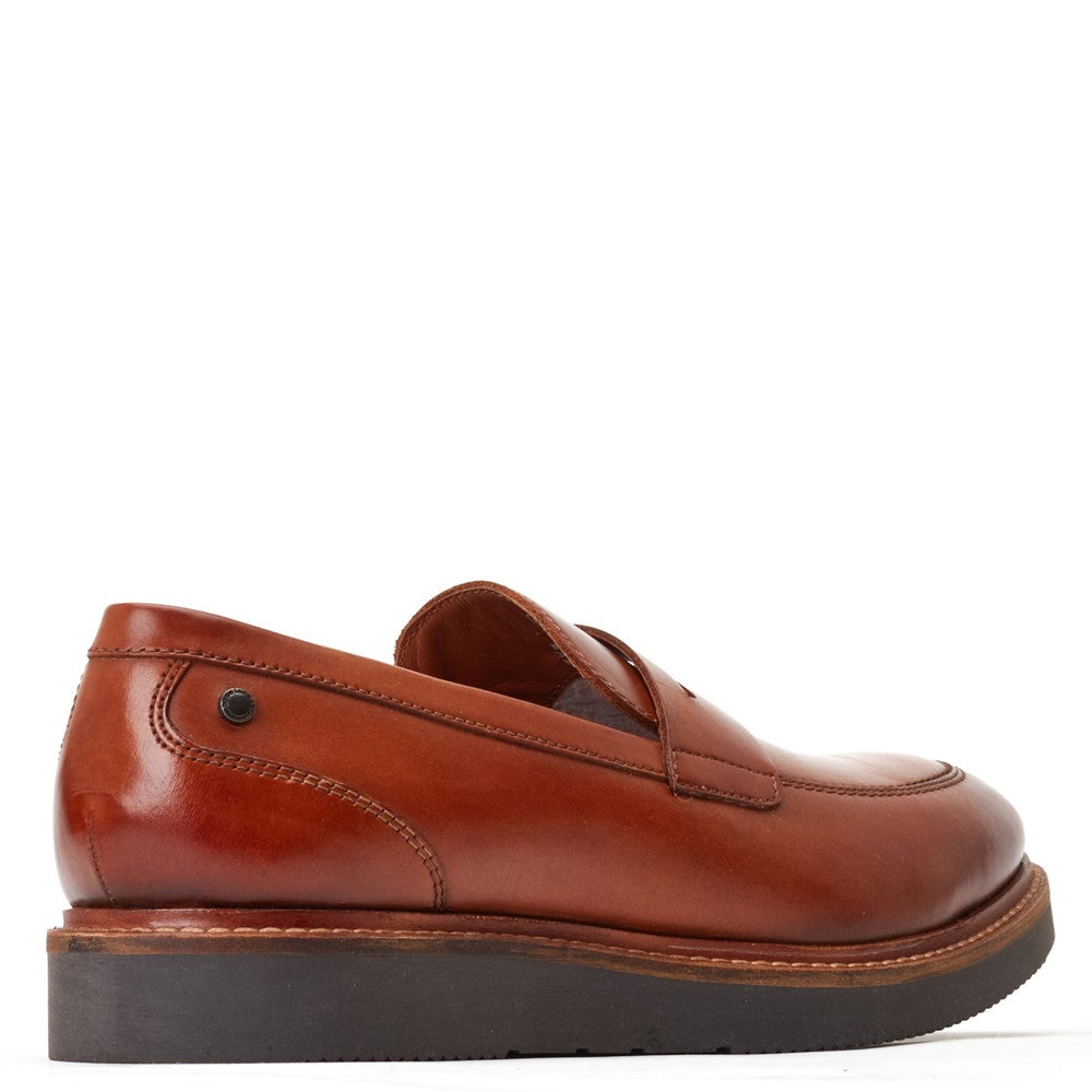 Sid Washed Loafers Tan