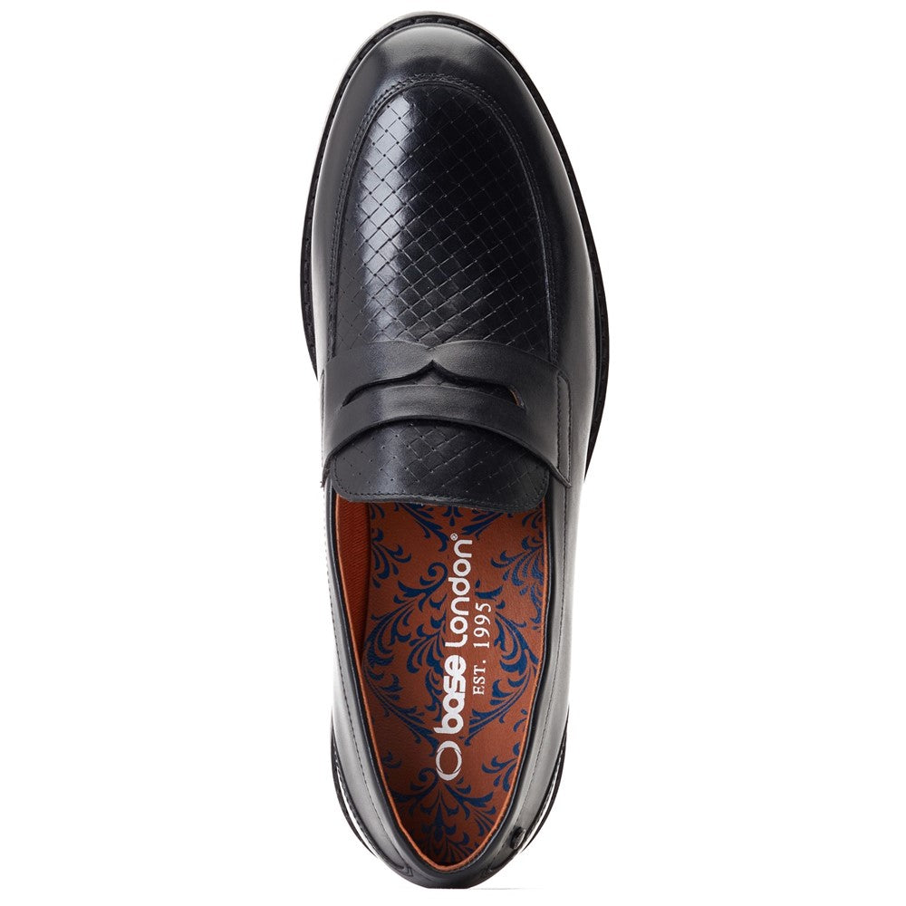 Sid Emboss Loafers Black
