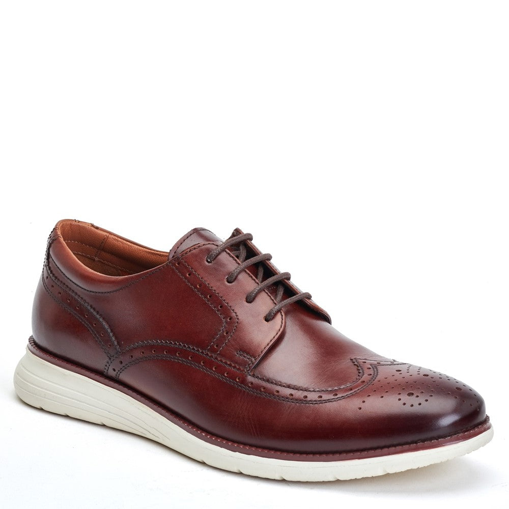 Flight Washed Brogue Shoes Brown