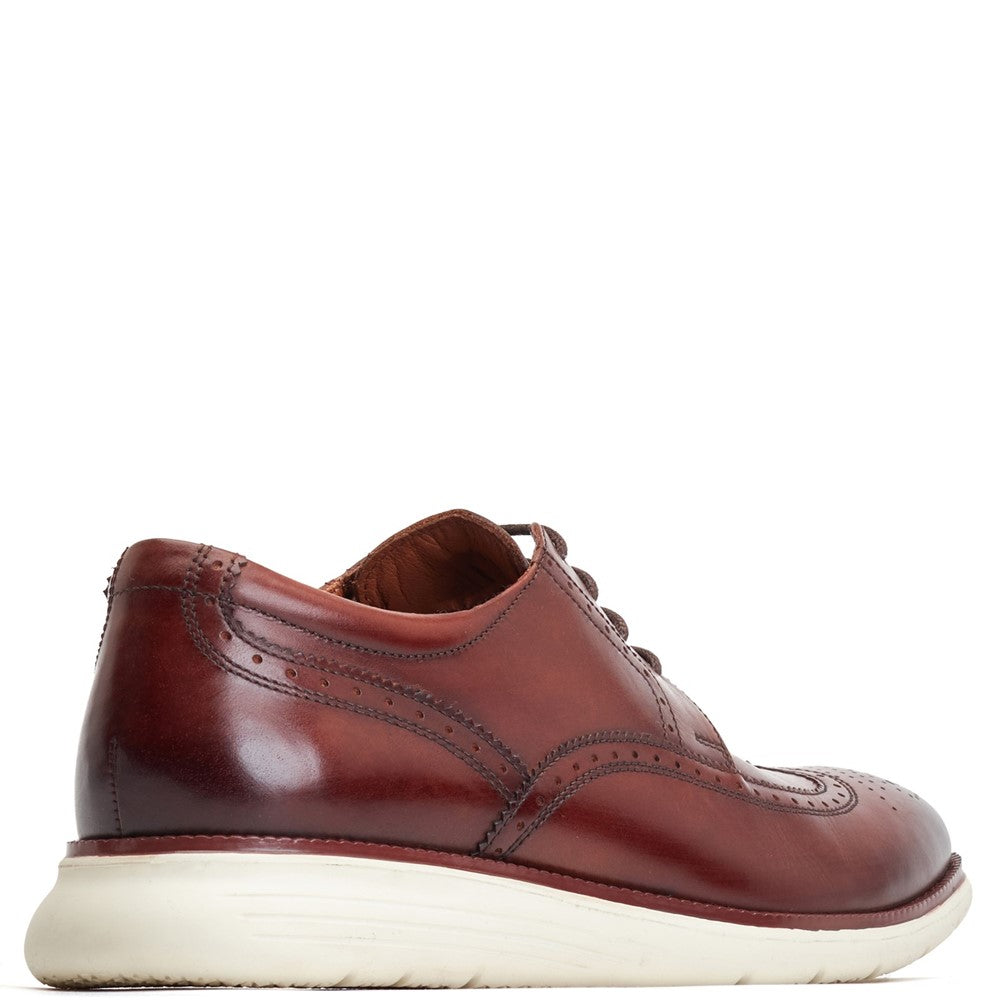 Flight Washed Brogue Shoes Brown