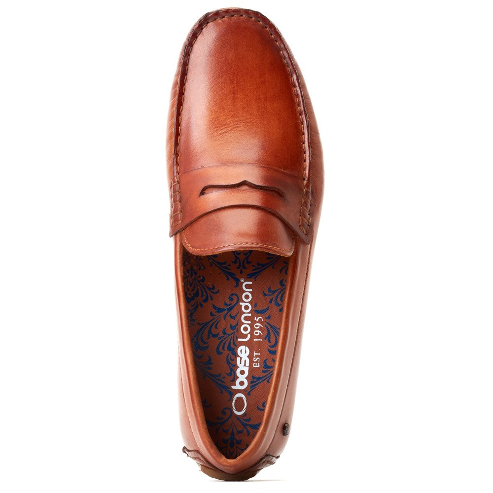 Collins Washed Loafers Tan