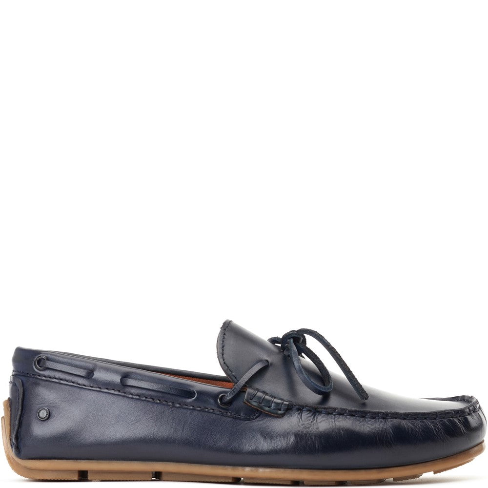 Brooks Washed Loafers Navy