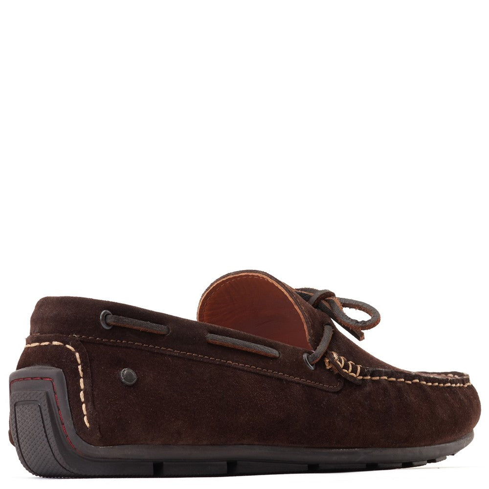 Brooks Suede Loafers Brown