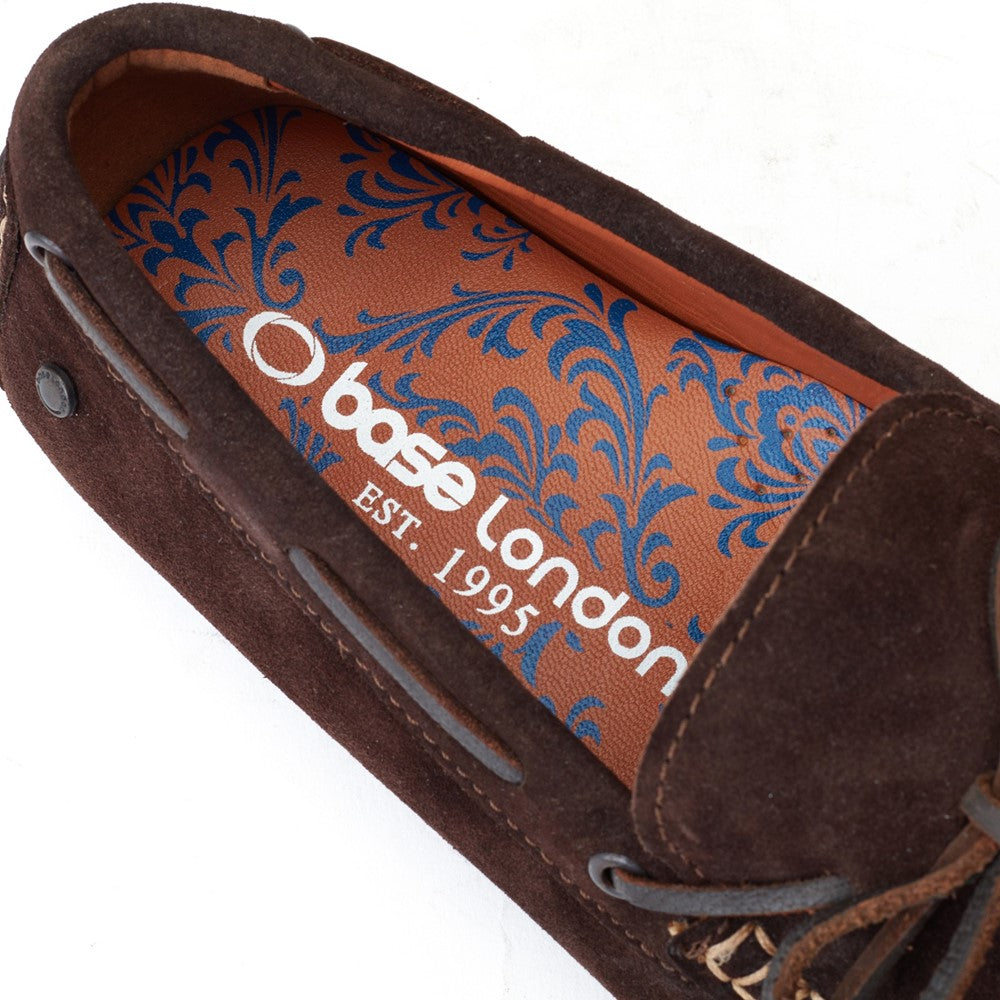 Brooks Suede Loafers Brown