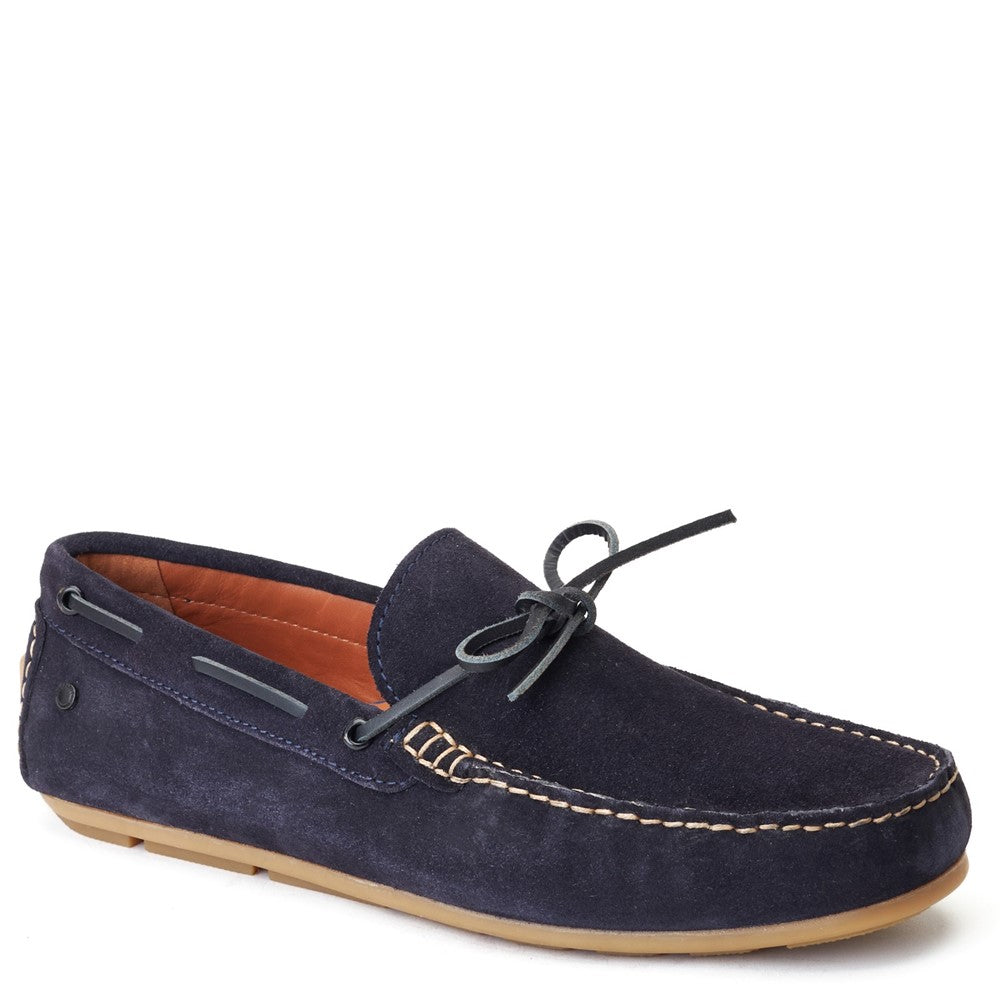 Brooks Suede Loafers Navy