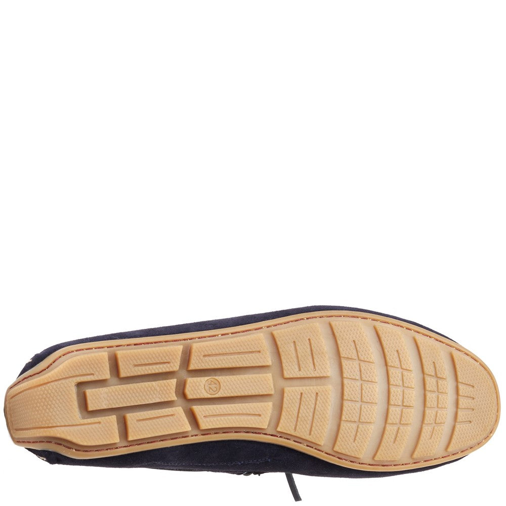 Brooks Suede Loafers Navy