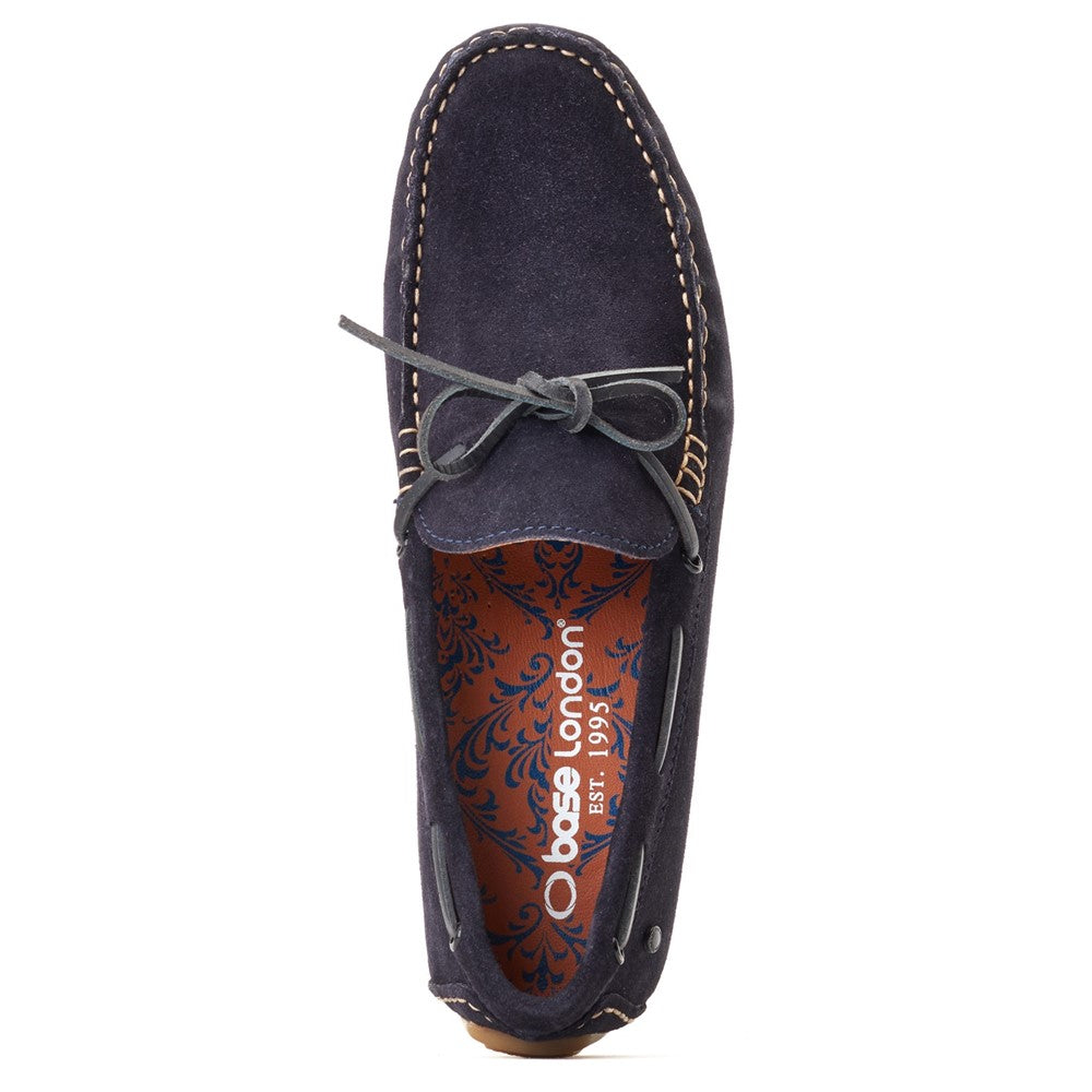 Brooks Suede Loafers Navy