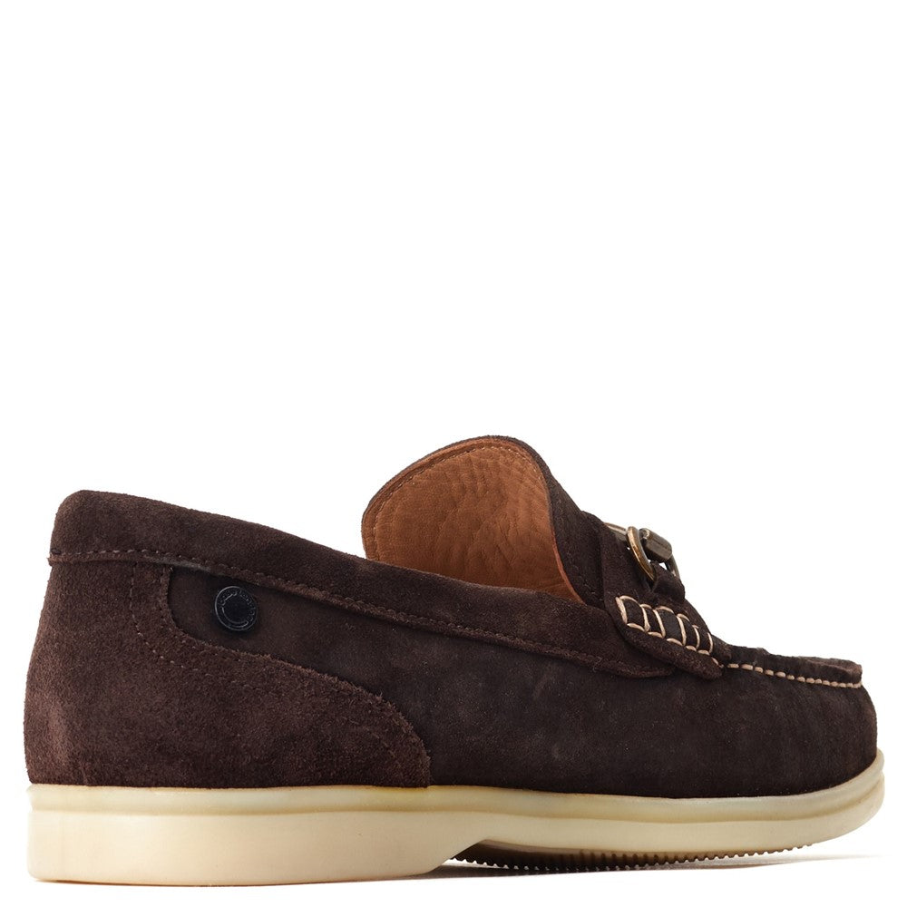 Snapper Suede Loafers Brown