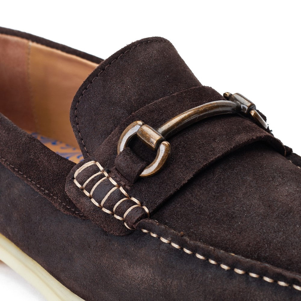 Snapper Suede Loafers Brown