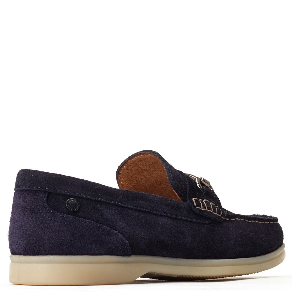 Snapper Suede Loafers Navy