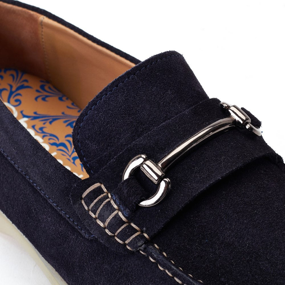 Snapper Suede Loafers Navy