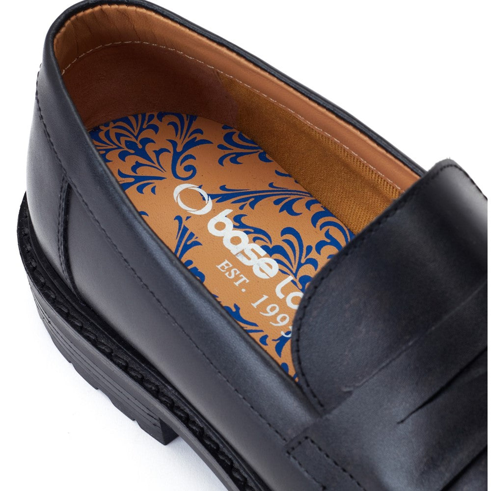 Ivey Burnished Loafers Black