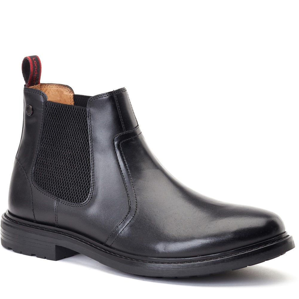 Bloom Burnished Chelsea Boots Black