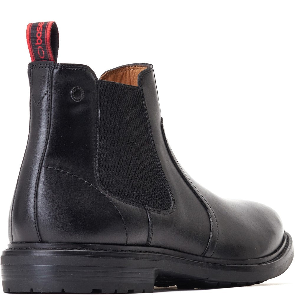 Bloom Burnished Chelsea Boots Black
