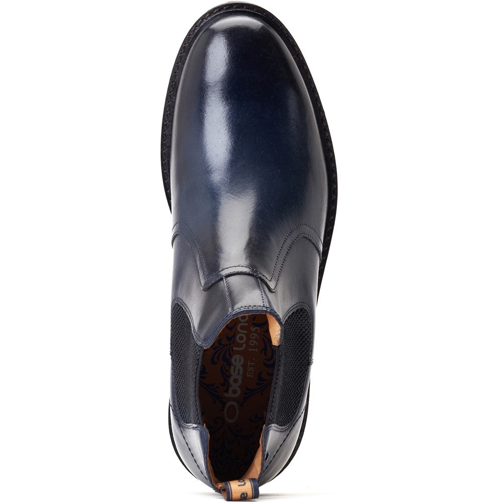 Bloom Burnished Chelsea Boots Navy