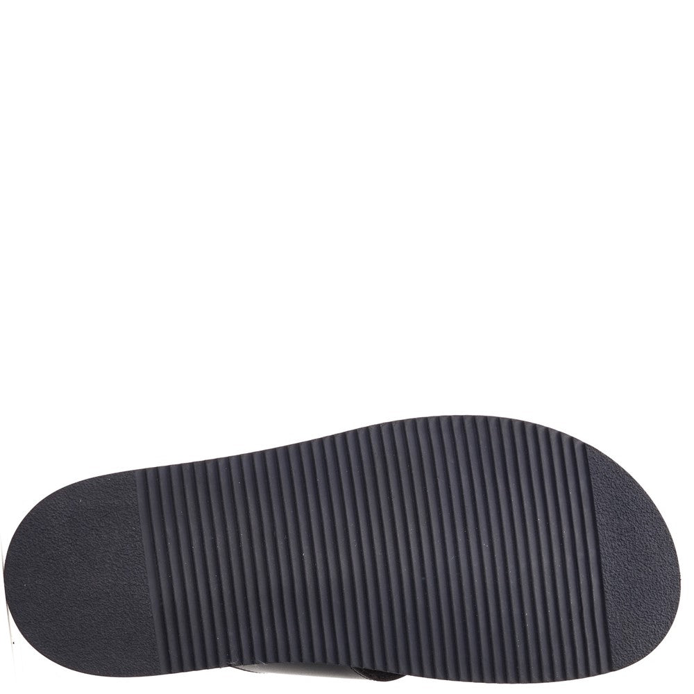 Webb Washed Slide Sandal Black
