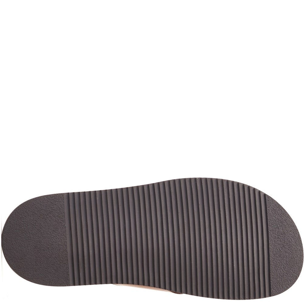 Webb Washed Slide Sandal Tan