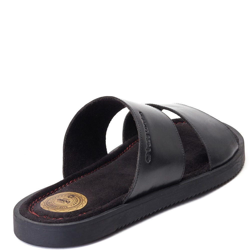 Maven Waxy Slide Sandal Black