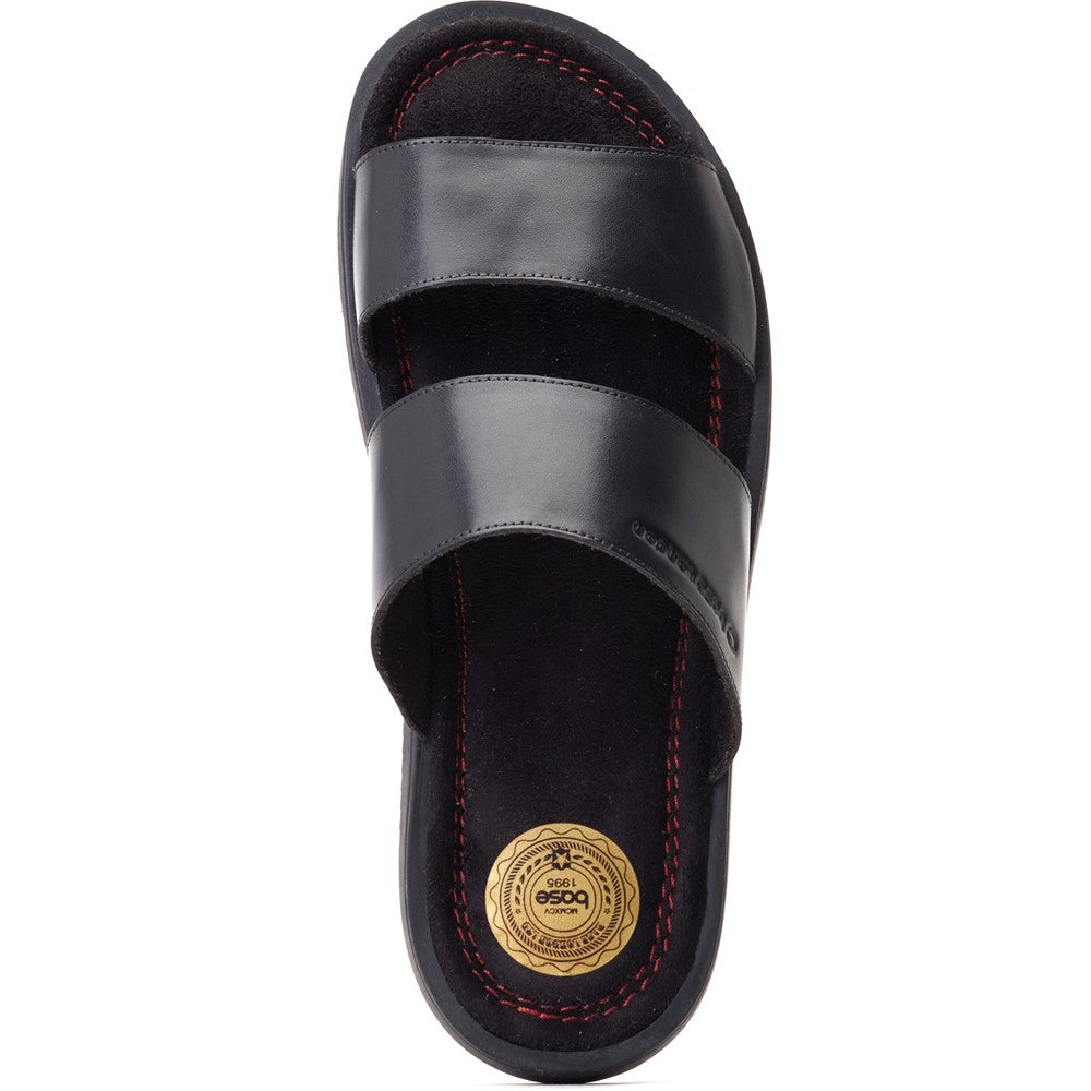 Maven Waxy Slide Sandal Black