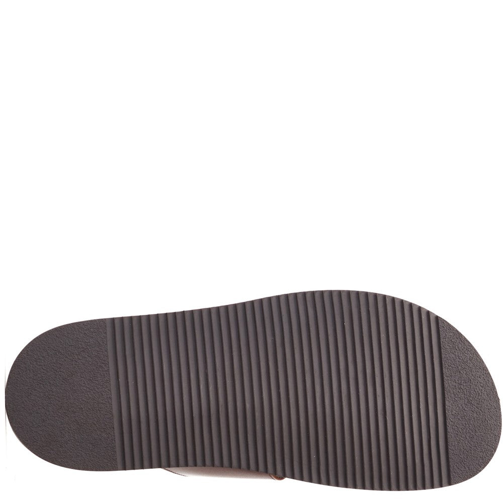 Maven Waxy Slide Sandal Brown