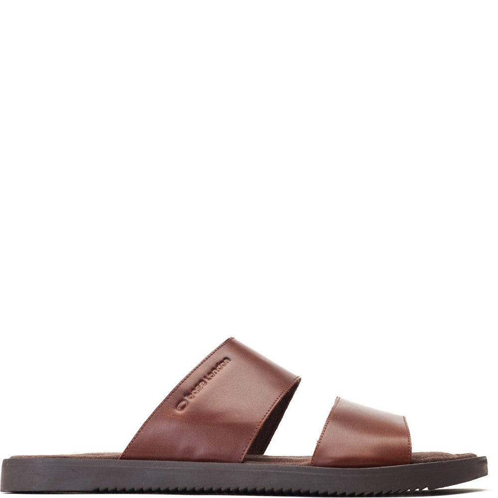 Maven Waxy Slide Sandal Brown