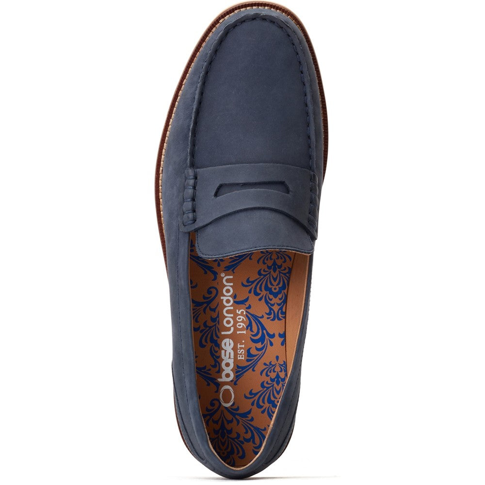 Garfield Nubuck Loafers Navy