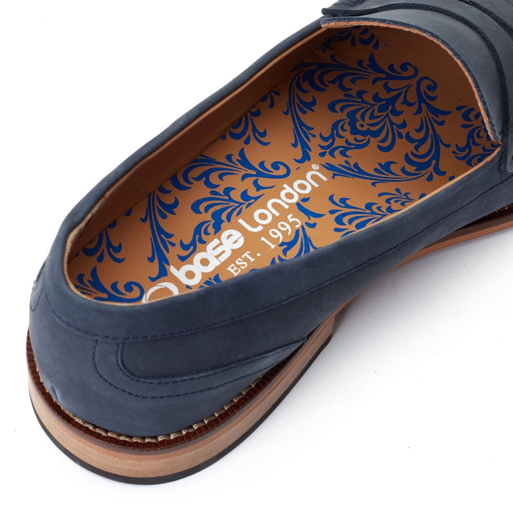 Garfield Nubuck Loafers Navy