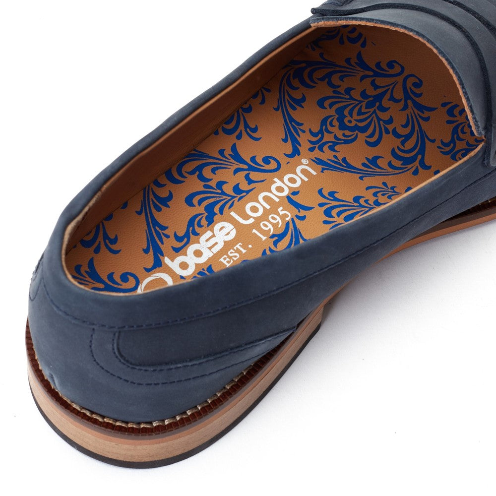 Garfield Nubuck Loafers Navy
